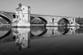 Pont dÃ¢â¬â¢Avignon in Black & White